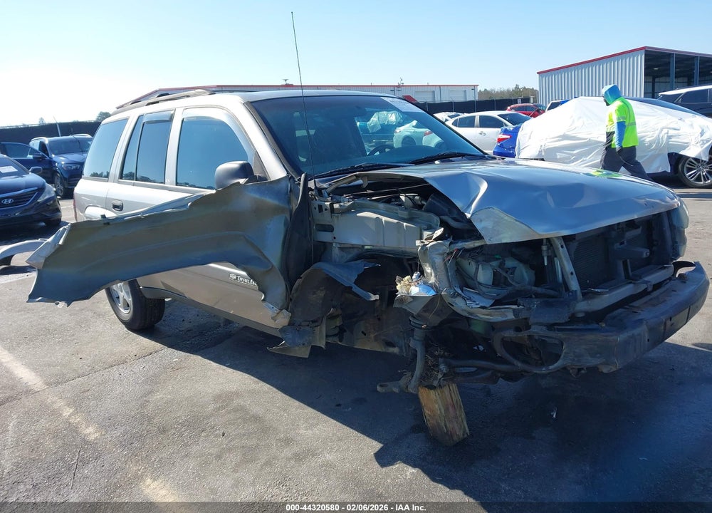 2002 CHEVROLET TRAILBLAZER LS VIN: 1GNDS13S422512289