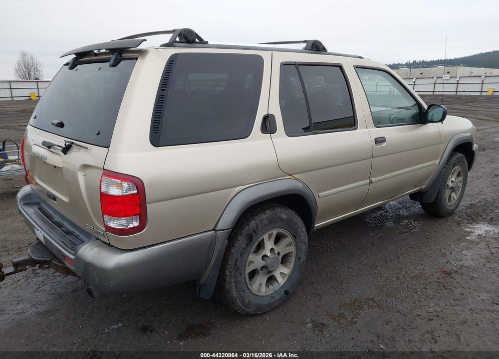 2001 NISSAN PATHFINDER SE VIN: JN8DR09Y91W613026