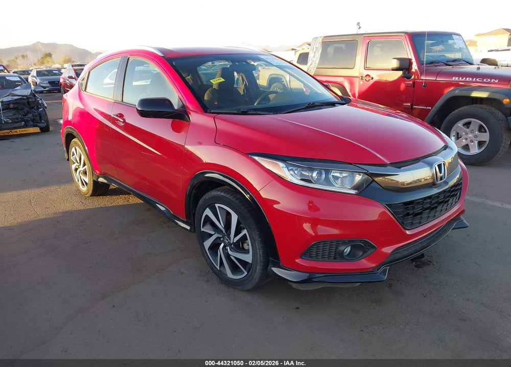 2019 HONDA HR-V SPORT VIN: 3CZRU5H12KG702299