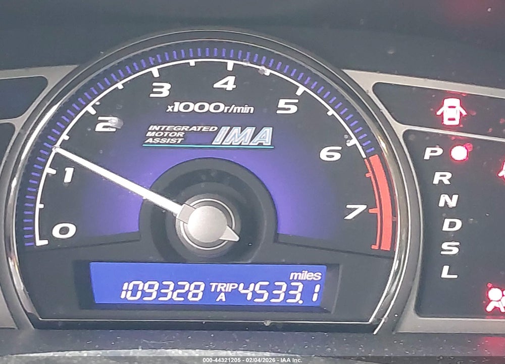 2010 HONDA CIVIC HYBRID VIN: JHMFA3F23AS007112