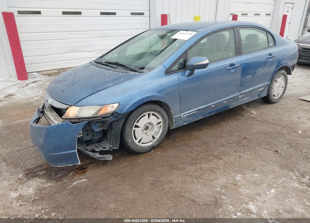 2010 HONDA CIVIC HYBRID VIN: JHMFA3F23AS007112