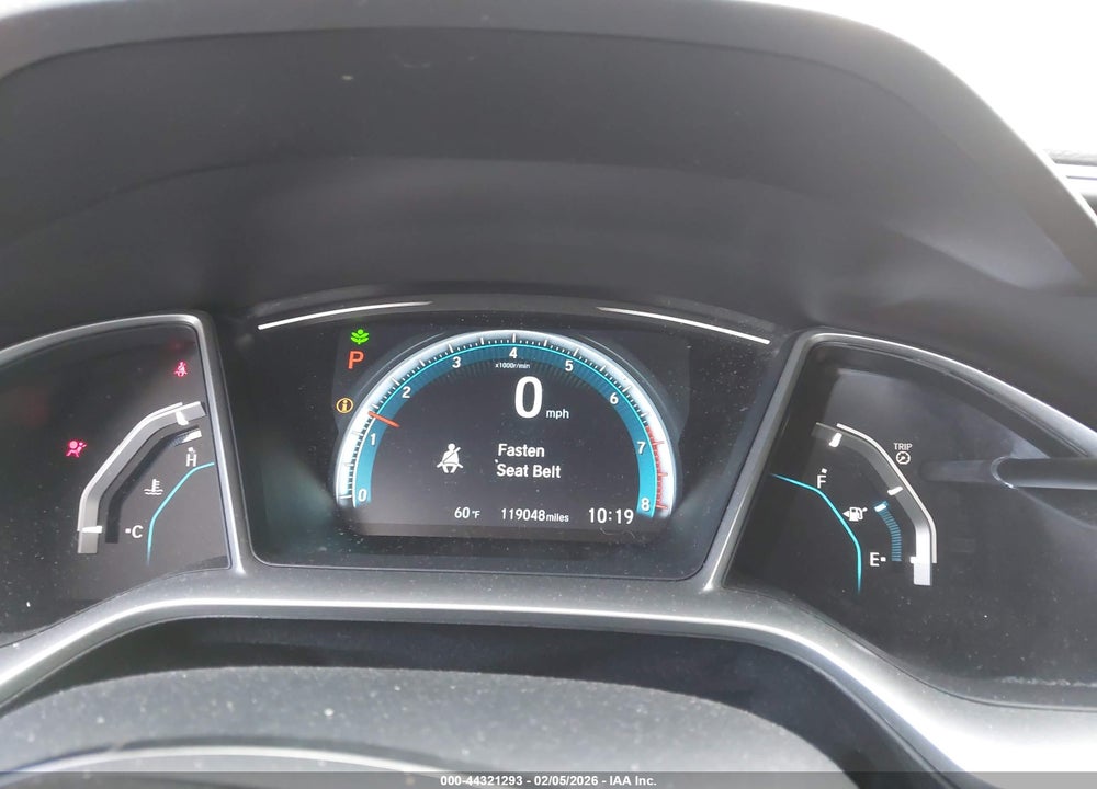 2016 HONDA CIVIC EX VIN: 19XFC2F71GE062364