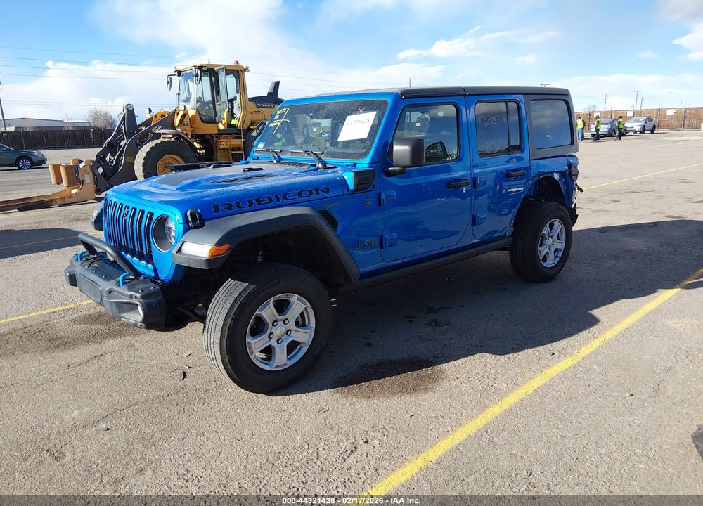 2021 JEEP WRANGLER 4XE UNLIMITED RUBICON 4X4 VIN: 1C4JJXR69MW758486