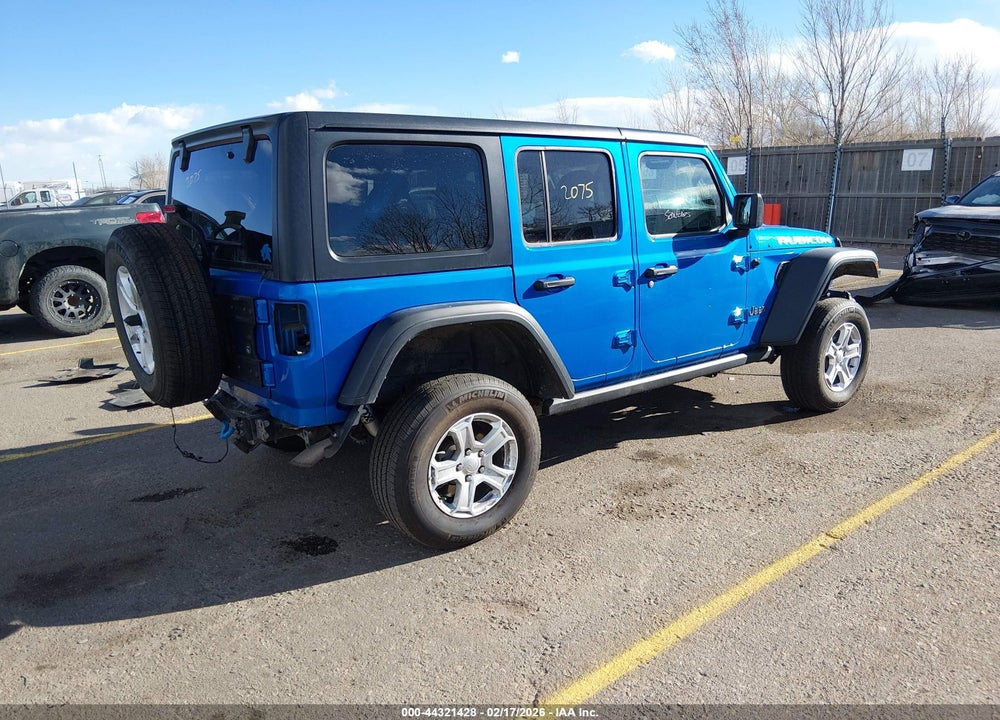2021 JEEP WRANGLER 4XE UNLIMITED RUBICON 4X4 VIN: 1C4JJXR69MW758486