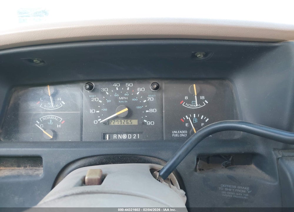 1995 FORD AEROSTAR VIN: 1FMDA31X6SZA42632