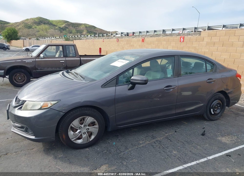 2014 HONDA CIVIC LX VIN: 19XFB2F53EE259311