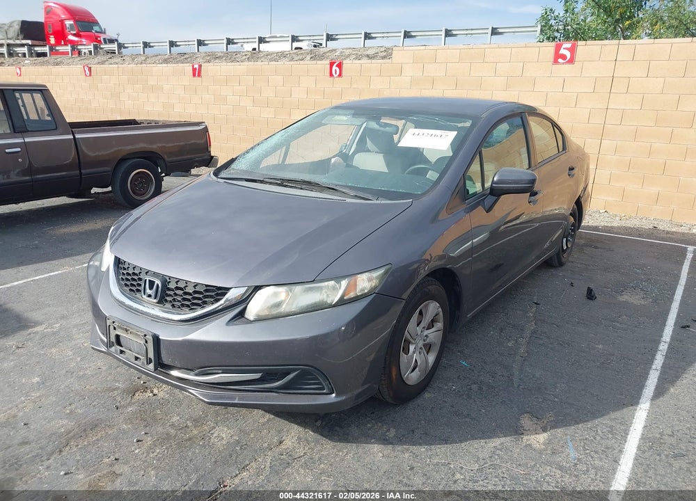 2014 HONDA CIVIC LX VIN: 19XFB2F53EE259311