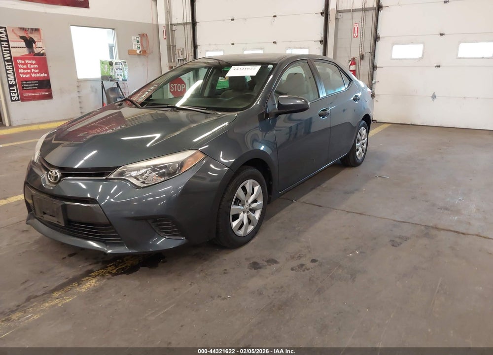 2015 TOYOTA COROLLA LE VIN: 2T1BURHE5FC342009
