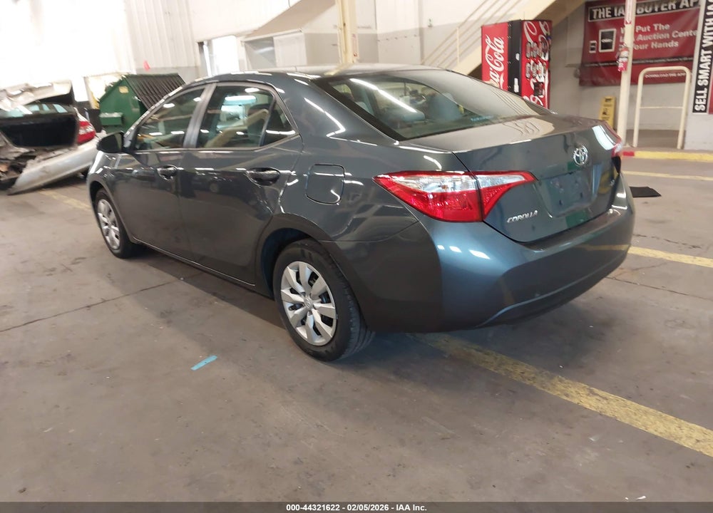 2015 TOYOTA COROLLA LE VIN: 2T1BURHE5FC342009