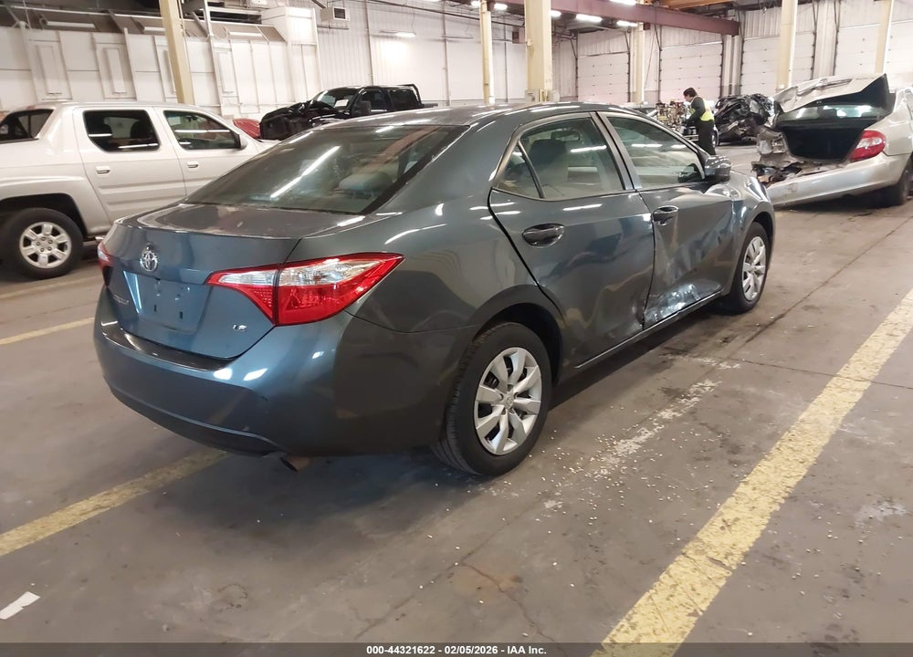 2015 TOYOTA COROLLA LE VIN: 2T1BURHE5FC342009