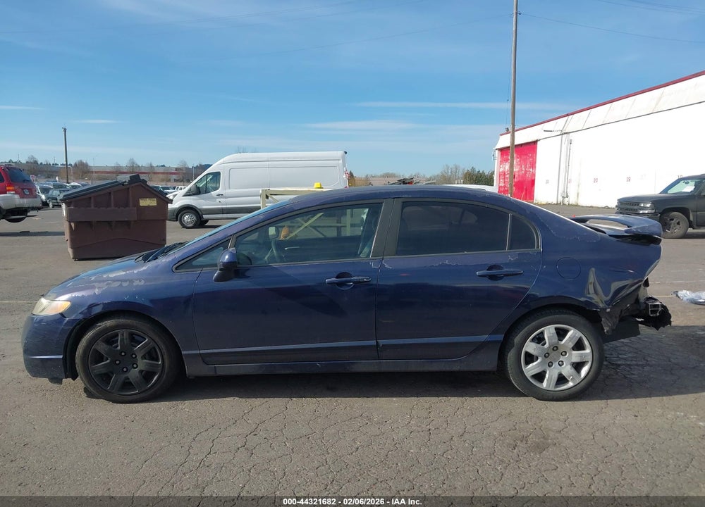 2009 HONDA CIVIC LX VIN: 19XFA16569E041849