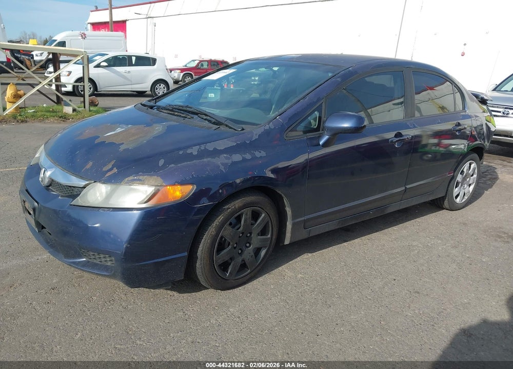 2009 HONDA CIVIC LX VIN: 19XFA16569E041849