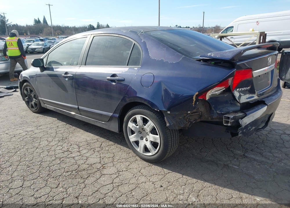 2009 HONDA CIVIC LX VIN: 19XFA16569E041849