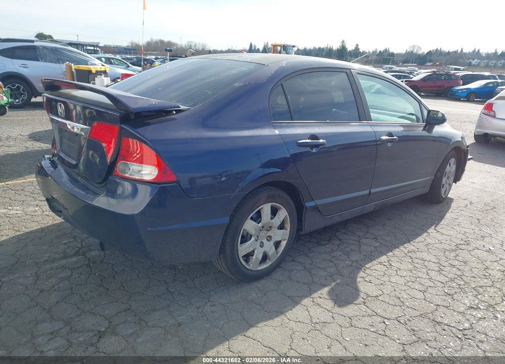 2009 HONDA CIVIC LX VIN: 19XFA16569E041849