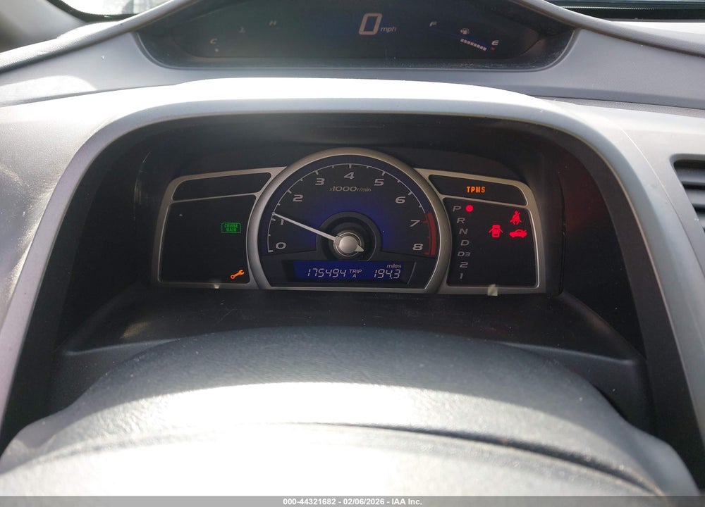 2009 HONDA CIVIC LX VIN: 19XFA16569E041849