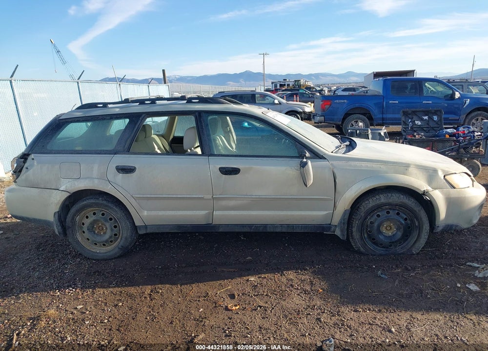 2006 SUBARU OUTBACK 2.5I VIN: 4S4BP61C367361833