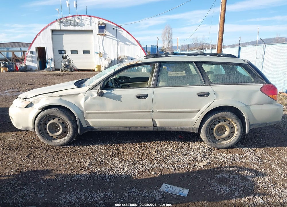 2006 SUBARU OUTBACK 2.5I VIN: 4S4BP61C367361833