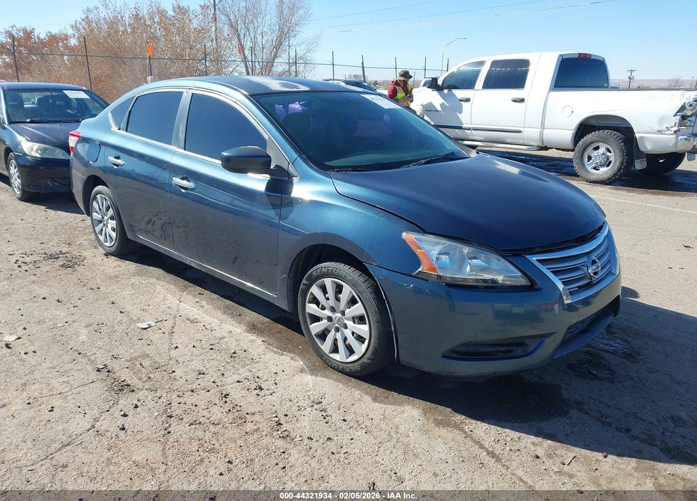 2014 NISSAN SENTRA SV VIN: 1N4AB7AP3EN851342