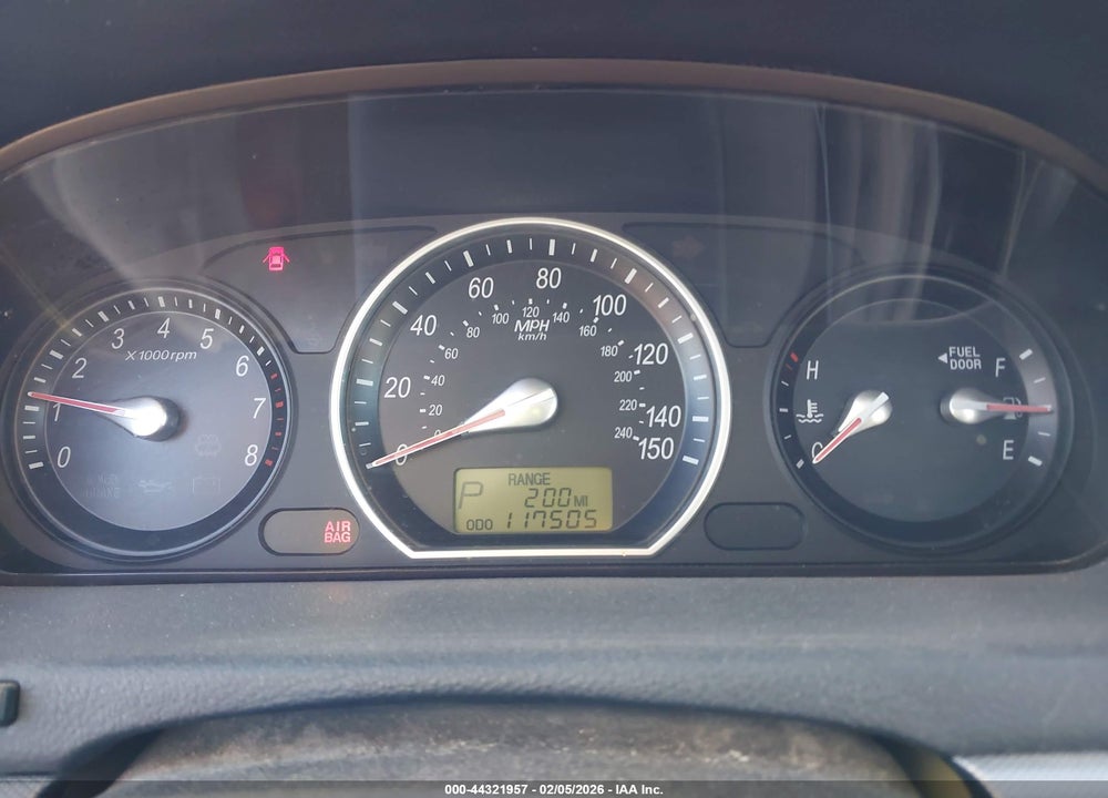 2008 HYUNDAI SONATA LIMITED/SE VIN: 5NPEU46C48H354086