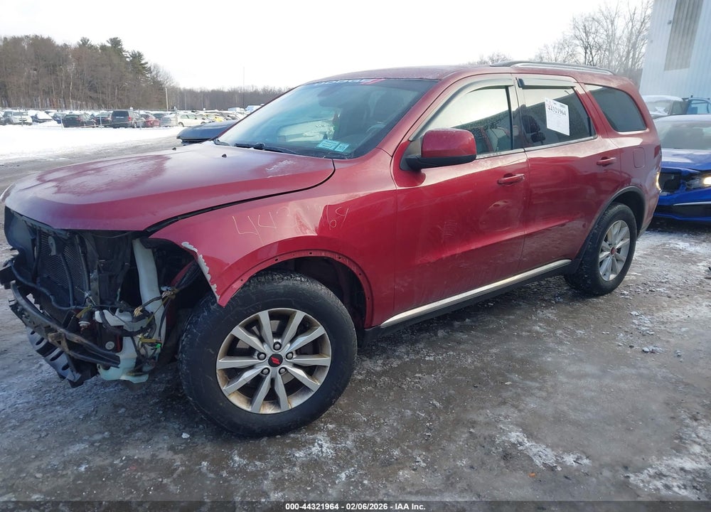 2014 DODGE DURANGO SXT VIN: 1C4RDJAG5EC562866