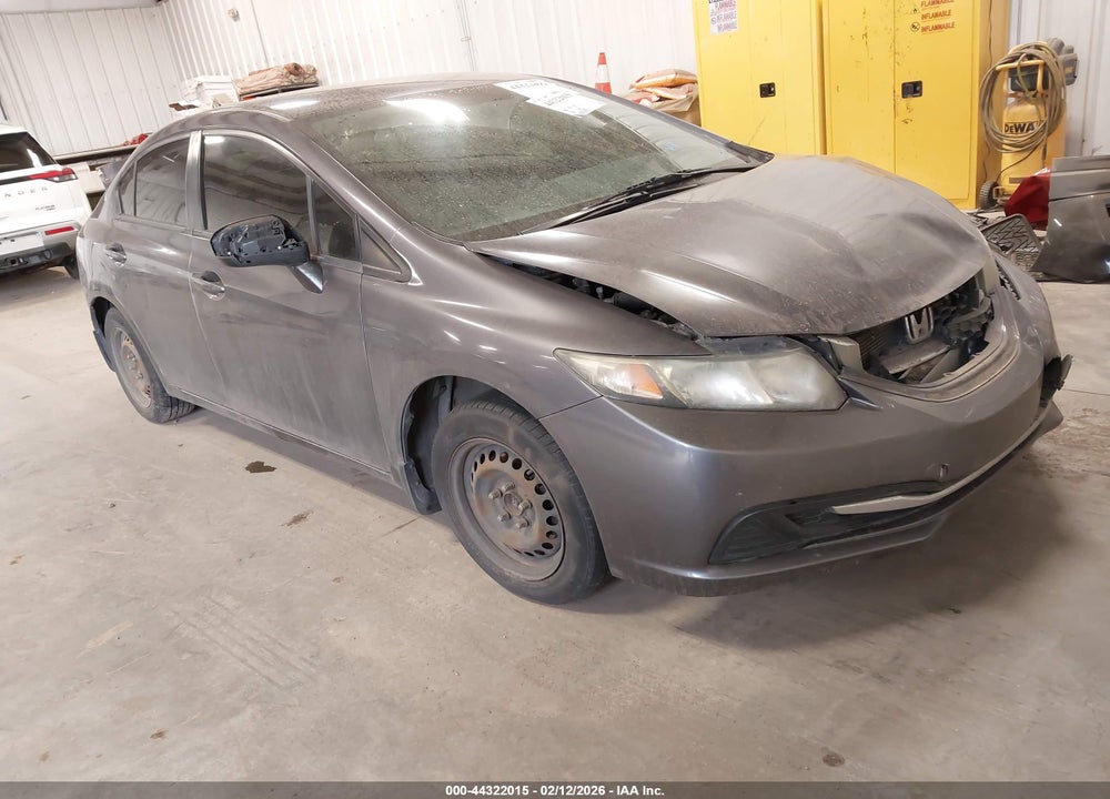 2014 HONDA CIVIC LX VIN: 19XFB2F56EE221989