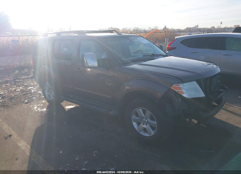 2008 NISSAN PATHFINDER SE VIN: 5N1AR18B98C611902