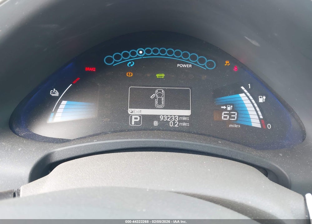 2011 NISSAN LEAF SL VIN: JN1AZ0CP6BT001077