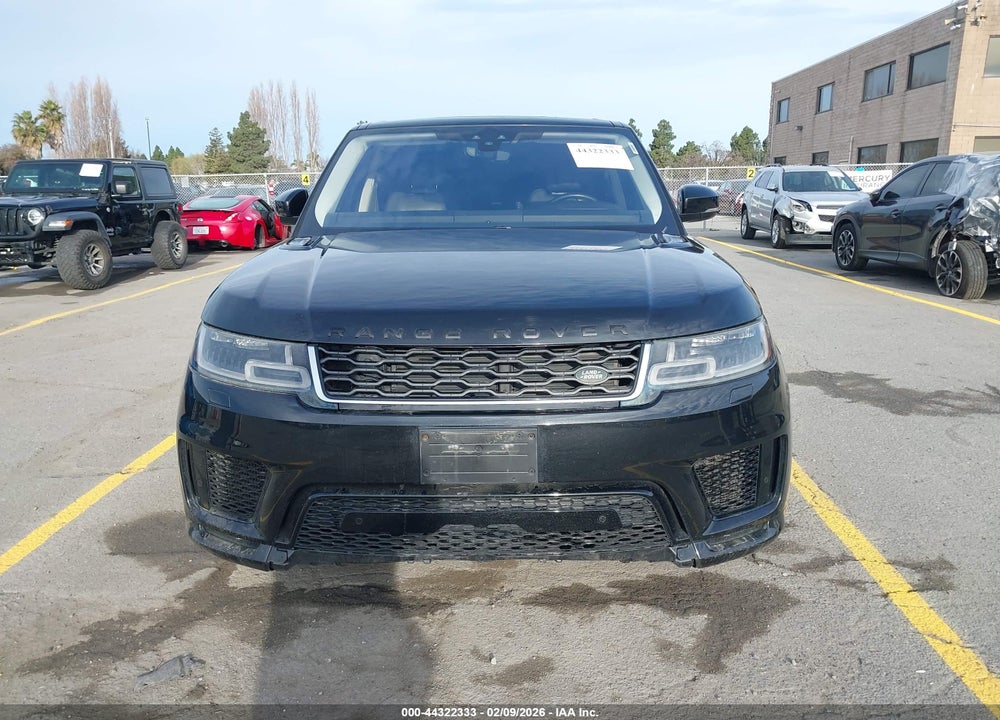 2019 LAND ROVER RANGE ROVER SPORT HSE VIN: SALWR2RV2KA832746