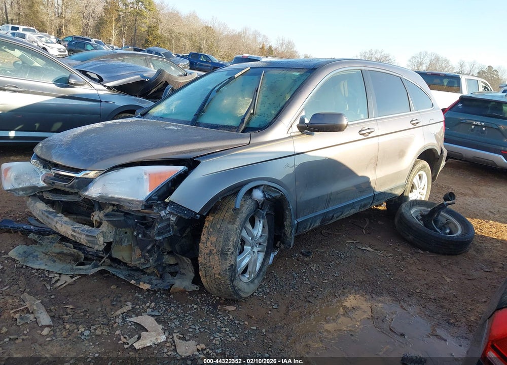 2011 HONDA CR-V EX-L VIN: 5J6RE3H74BL037205