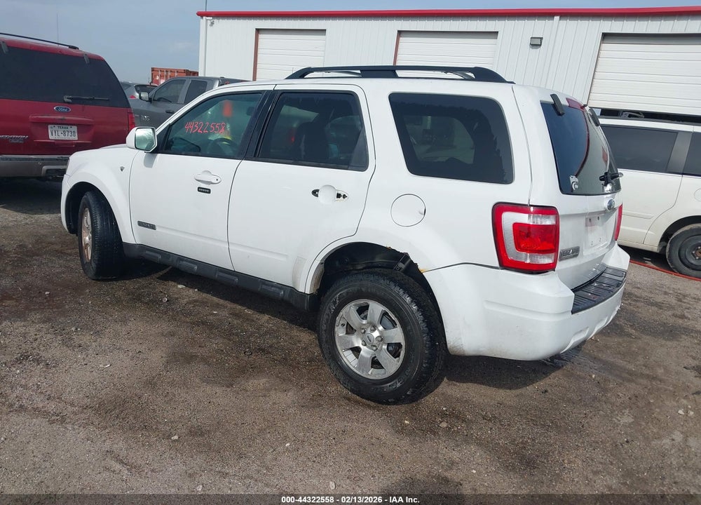 2008 FORD ESCAPE LIMITED VIN: 1FMCU04178KA95401