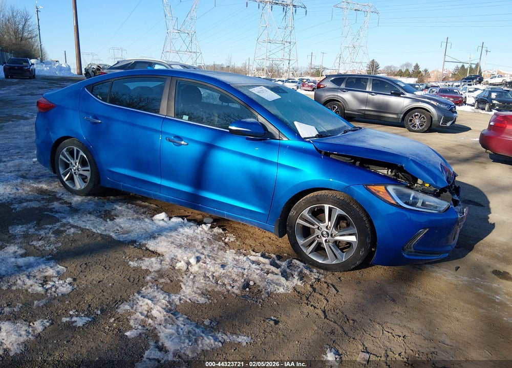 2017 HYUNDAI ELANTRA LIMITED VIN: KMHD84LF2HU301032