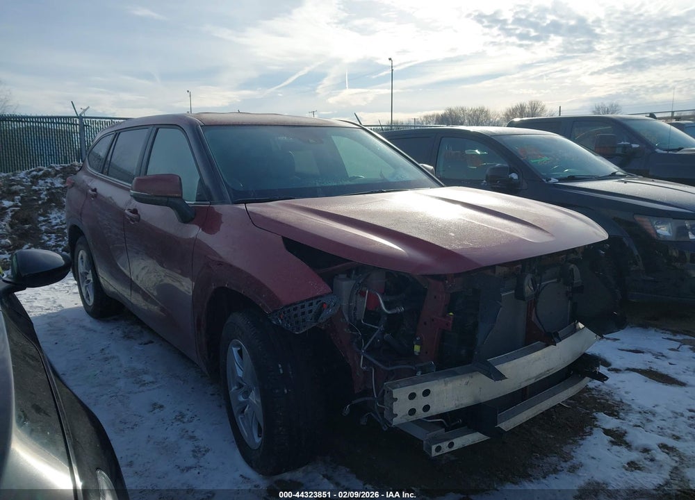 2023 TOYOTA HIGHLANDER LE VIN: 5TDKDRAH4PS010494