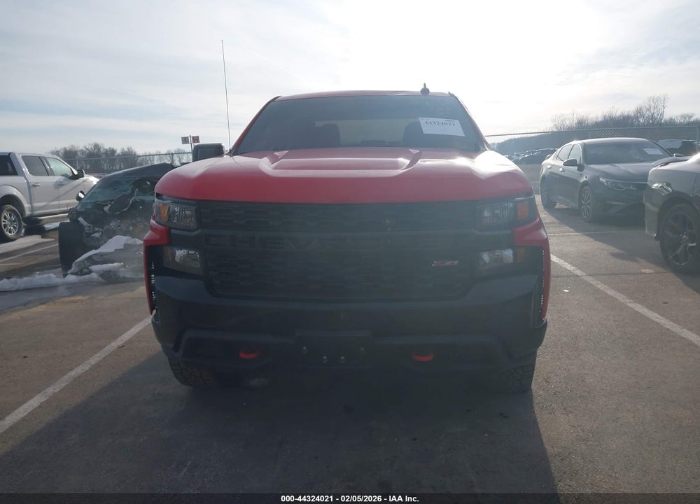 2021 CHEVROLET SILVERADO 1500 4WD  SHORT BED CUSTOM TRAIL BOSS VIN: 1GCPYCEF6MZ364415
