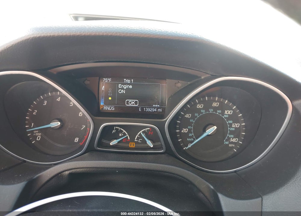 2014 FORD FOCUS TITANIUM VIN: 1FADP3J25EL236220