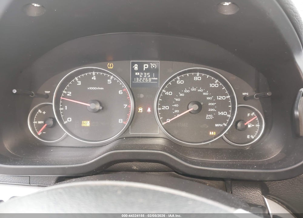 2013 SUBARU OUTBACK 2.5I PREMIUM VIN: 4S4BRBCC9D3285779