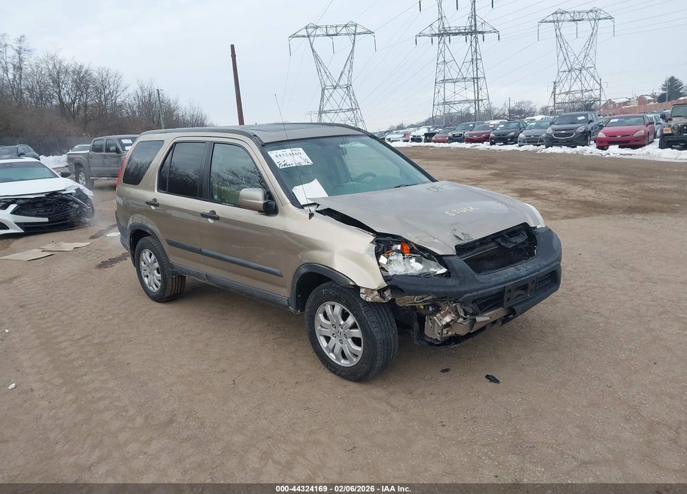 2006 HONDA CR-V EX VIN: SHSRD78816U441282