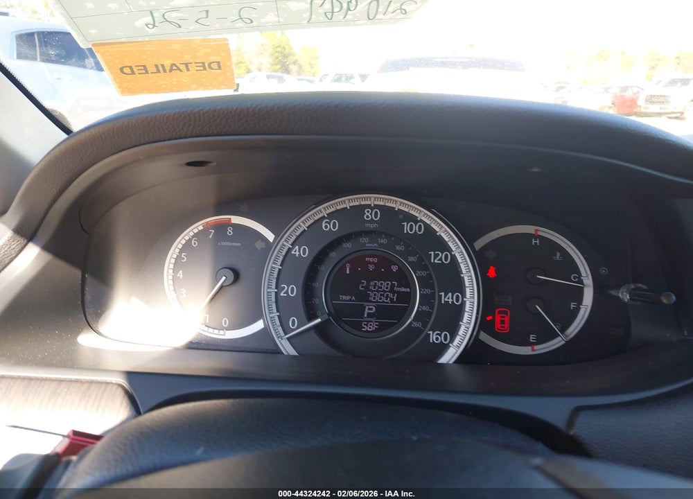 2015 HONDA ACCORD EX-L VIN: 1HGCR2F82FA002624