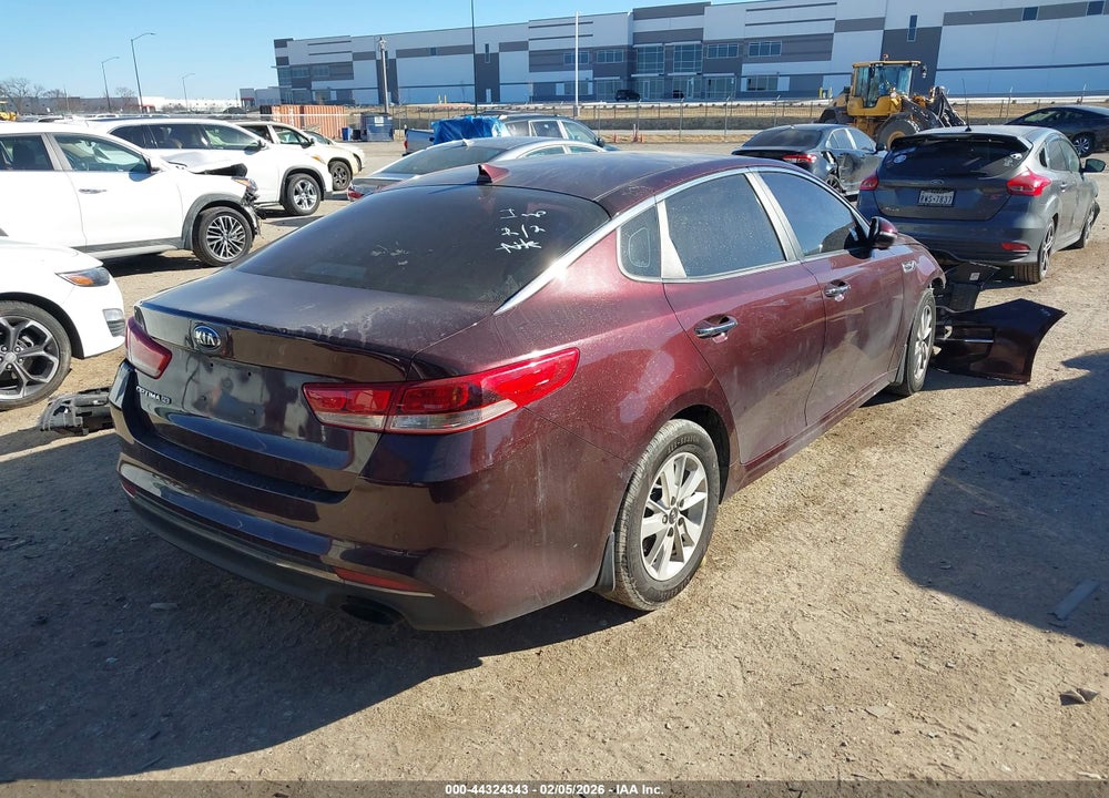 2018 KIA OPTIMA LX VIN: 5XXGT4L39JG216321