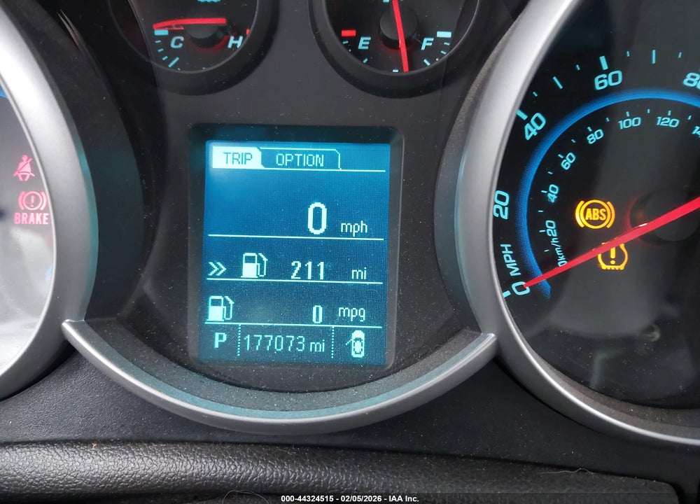 2013 CHEVROLET CRUZE 2LT AUTO VIN: 1G1PE5SB2D7151553