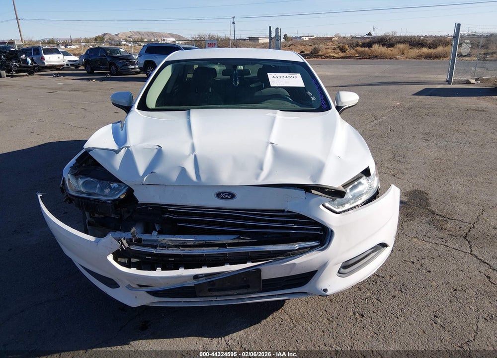 2016 FORD FUSION S VIN: 3FA6P0G75GR340737