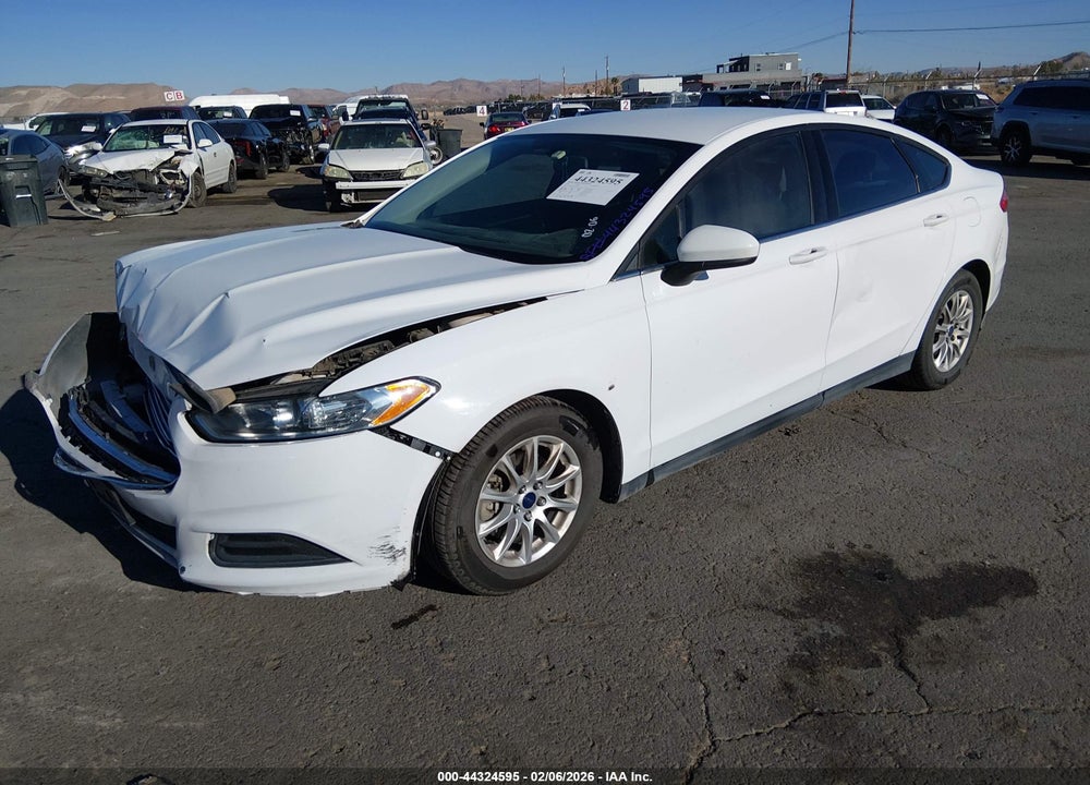 2016 FORD FUSION S VIN: 3FA6P0G75GR340737