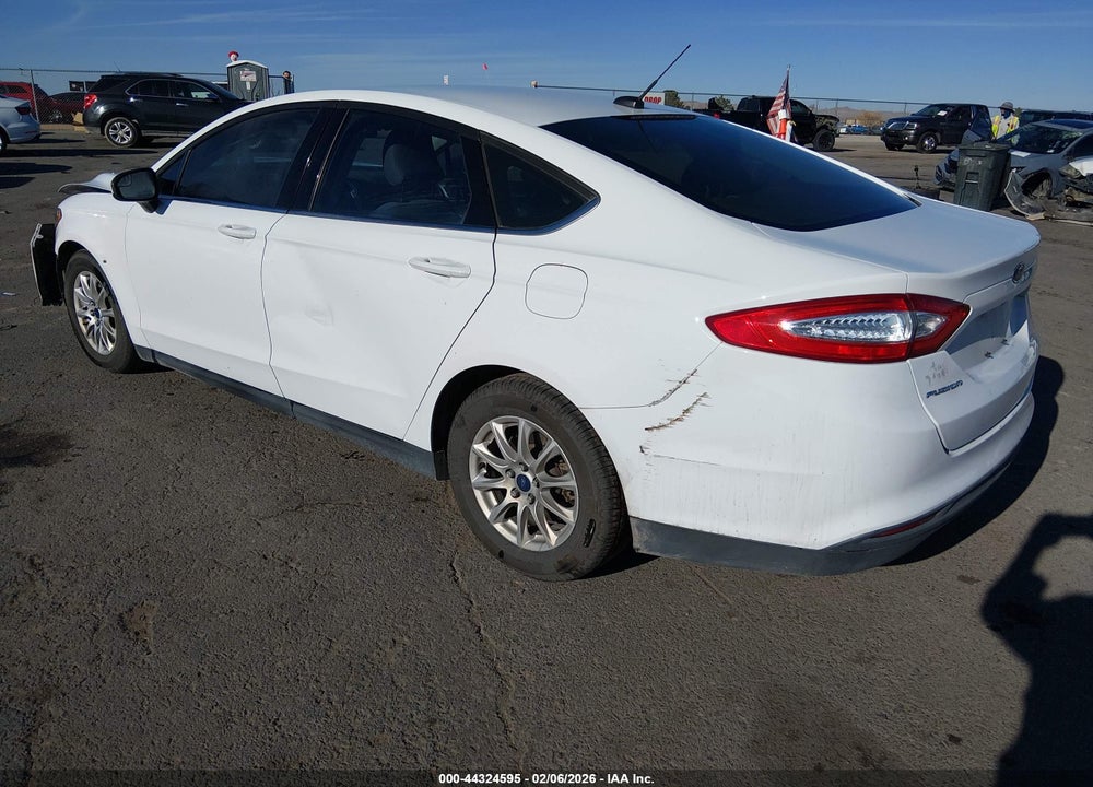 2016 FORD FUSION S VIN: 3FA6P0G75GR340737