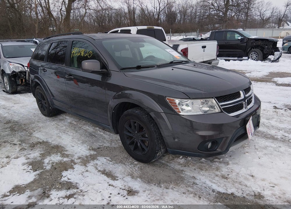 2016 DODGE JOURNEY SXT VIN: 3C4PDDBG2GT100991
