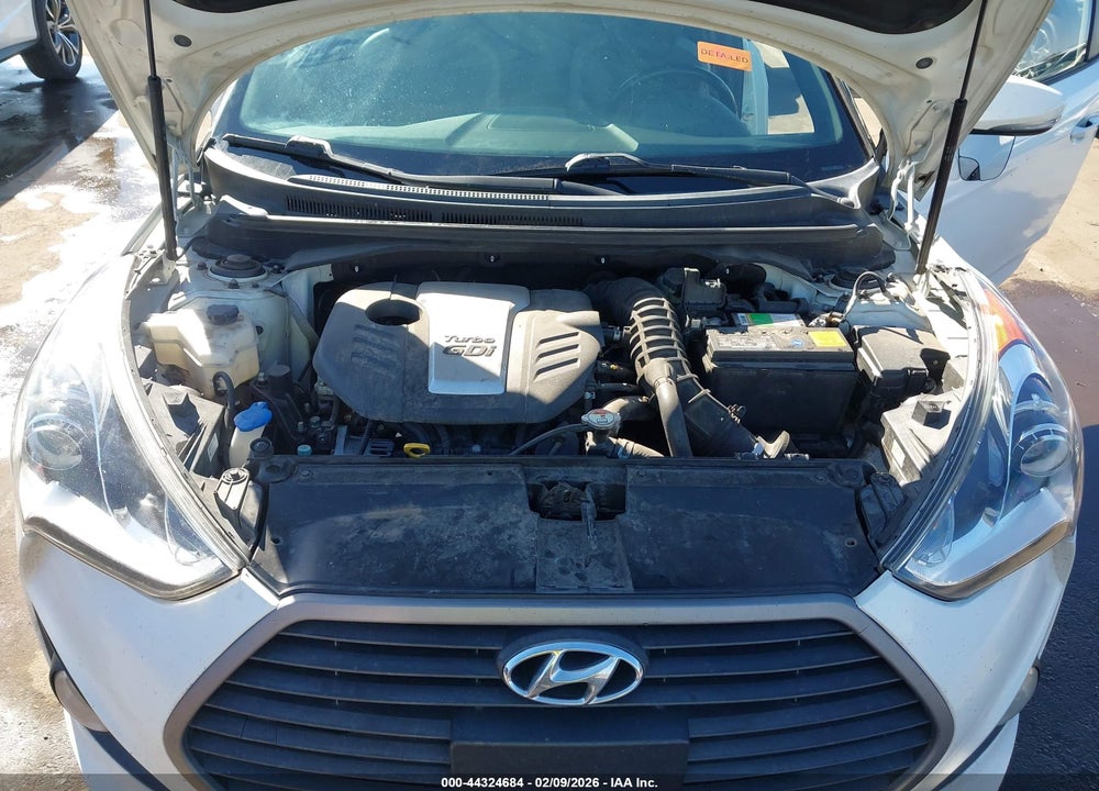 2016 HYUNDAI VELOSTER TURBO VIN: KMHTC6AE6GU267921