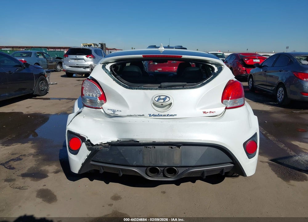 2016 HYUNDAI VELOSTER TURBO VIN: KMHTC6AE6GU267921