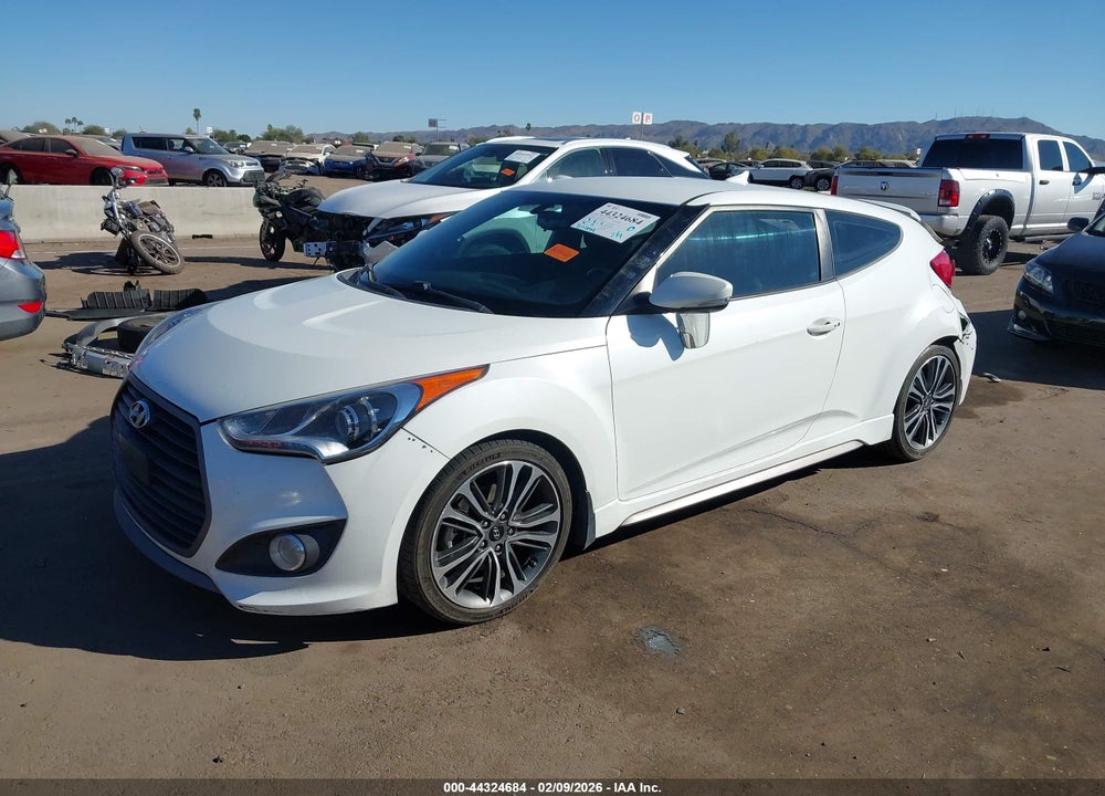 2016 HYUNDAI VELOSTER TURBO VIN: KMHTC6AE6GU267921