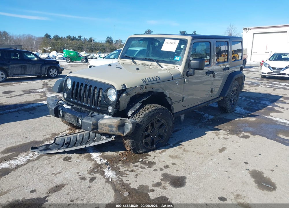 2018 JEEP WRANGLER JK UNLIMITED WILLY WHEELER W 4X4 VIN: 1C4BJWDG5JL867233