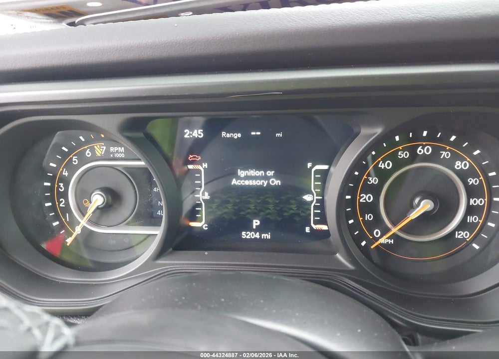 2025 JEEP GLADIATOR HIGH TIDE VIN: 1C6PJTAG0SL550638