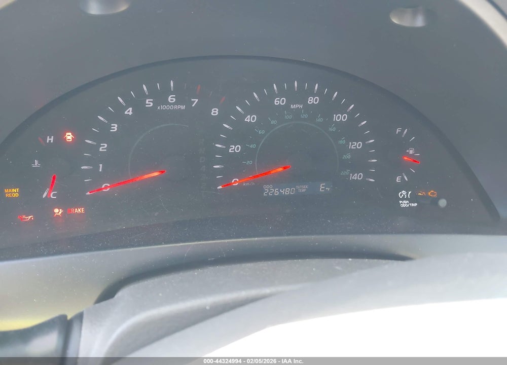 2007 TOYOTA CAMRY LE VIN: 4T1BE46K77U141950