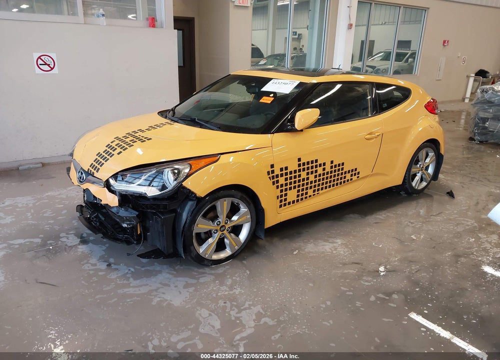 2017 HYUNDAI VELOSTER VALUE EDITION VIN: KMHTC6AD5HU320567